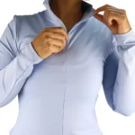 سویشرت زنانه نیم زیپ اندامی 05115