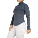 سویشرت زنانه نیم زیپ اندامی 05115