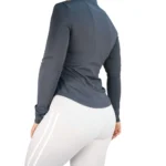 سویشرت زنانه نیم زیپ اندامی 05115