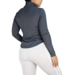 سویشرت زنانه نیم زیپ اندامی 05115