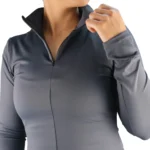 سویشرت زنانه نیم زیپ اندامی 05115