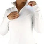 سویشرت زنانه نیم زیپ اندامی 05115