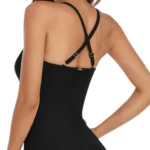 مایو (اسلیپ) زنانه تک رنگ مشکی کد 253