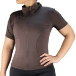 تیشرت زنانه جلو زیپ دار اندامی کد M04003