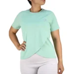 تیشرت زنانه جلوضربدری سوزنی جیمشارک کد 23203