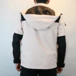 نمای جزئیات سویشرت مردانه NORTHFACE کد 2368 رنگ استخوانی