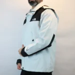 نمای جزئیات سویشرت مردانه NORTHFACE کد 2368 رنگ طوسی روشن