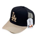 کلاه کپ کتان پشت تور LA - Image 3