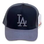 کلاه کپ کتان پشت تور LA - Image 13