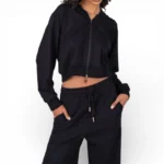 ست سویشرت و اسلش زنانه نخ پنبه alo 5438 - Image 2