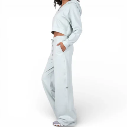 ست سویشرت و اسلش زنانه نخ پنبه alo 5438