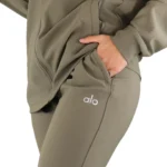 ست سویشرت و شلوار زنانه آیس کتان alo 17005 - Image 13