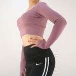 کراپ زنانه آستین بلند 024 - Image 2