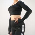 کراپ زنانه آستین بلند 024 - Image 3