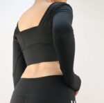 کراپ زنانه آستین بلند 024 - Image 4