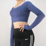 کراپ زنانه آستین بلند 024