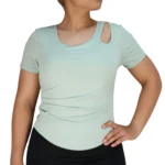 تیشرت زنانه کاپدار اسلیم فیت نانو JYT084