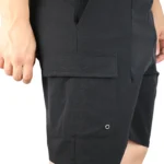 شلوارک مردانه بغل جیبدار نایک رنگ مشکی مدل P50