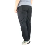 شلوار اسلش راسته مردانه آدیداس 9931 با پارچه میکرو تنفسی و جیب کنار زانو رنگ مشکی
