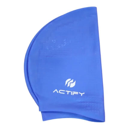کلاه شنا سیلیکونی Actify آبی