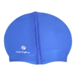 کلاه شنا سیلیکونی Actify 41452 رنگ آبی کاربنی